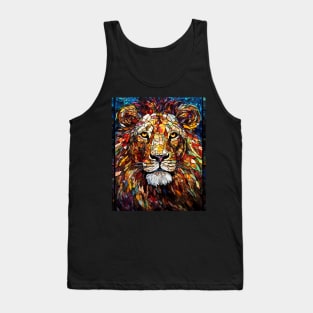 African lion face Tank Top